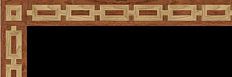 Hardwood Floor Border Inlay - CHAIN